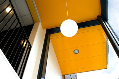 Colourful entrance